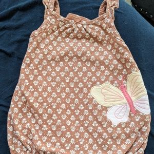 6 months * Baby * Butterfly One Piece * Green * Carter's Spring / Summer Romper